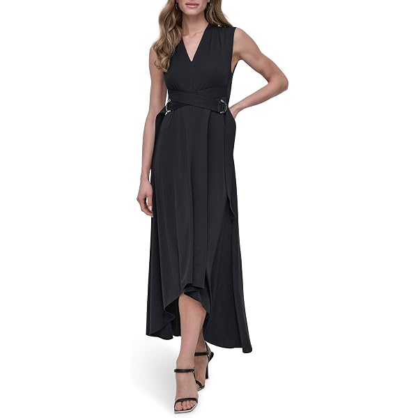DKNY Women's Dress, Black, 0 at Amazon Women's Clothing store