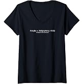 Women's Bayesian Statistics Math Probability Theorem Data Scientist V-Neck T-Shirt