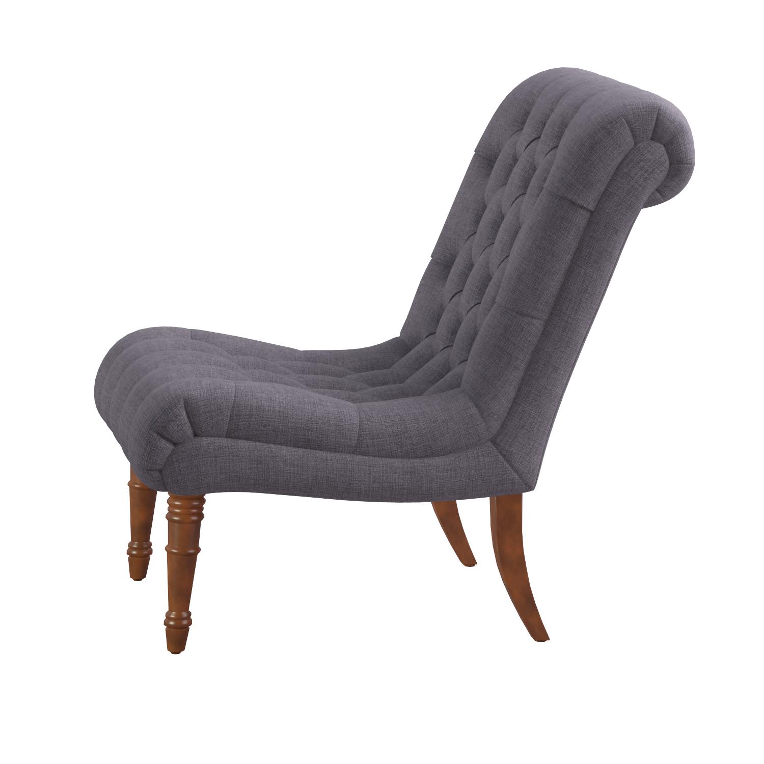 grey accent chair