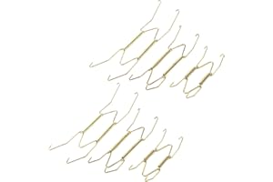 KUMGROT 6pcs Plate Hangers Decorative Wire Plate Hangers Holders Wall Plate Hangers Wall Hooks for Decorative Plates Arts 4 Inch 6 Inch 8 Inch