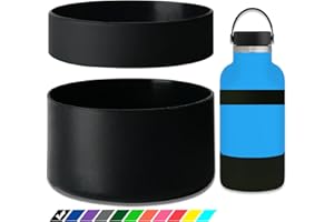 Greant Double Protective Water Bottle Boot Compatible with Hydro Flask, Silicone Flex Boot Compatible with Hydroflask Boot, Universal Anti-Slip Bottle Sleeve, 3 Sizes to Choose