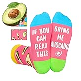 HAPPYPOP Fruit Gifts Socks for Girls - Banana Strawberry Pineapple Avocado Socks for Kids