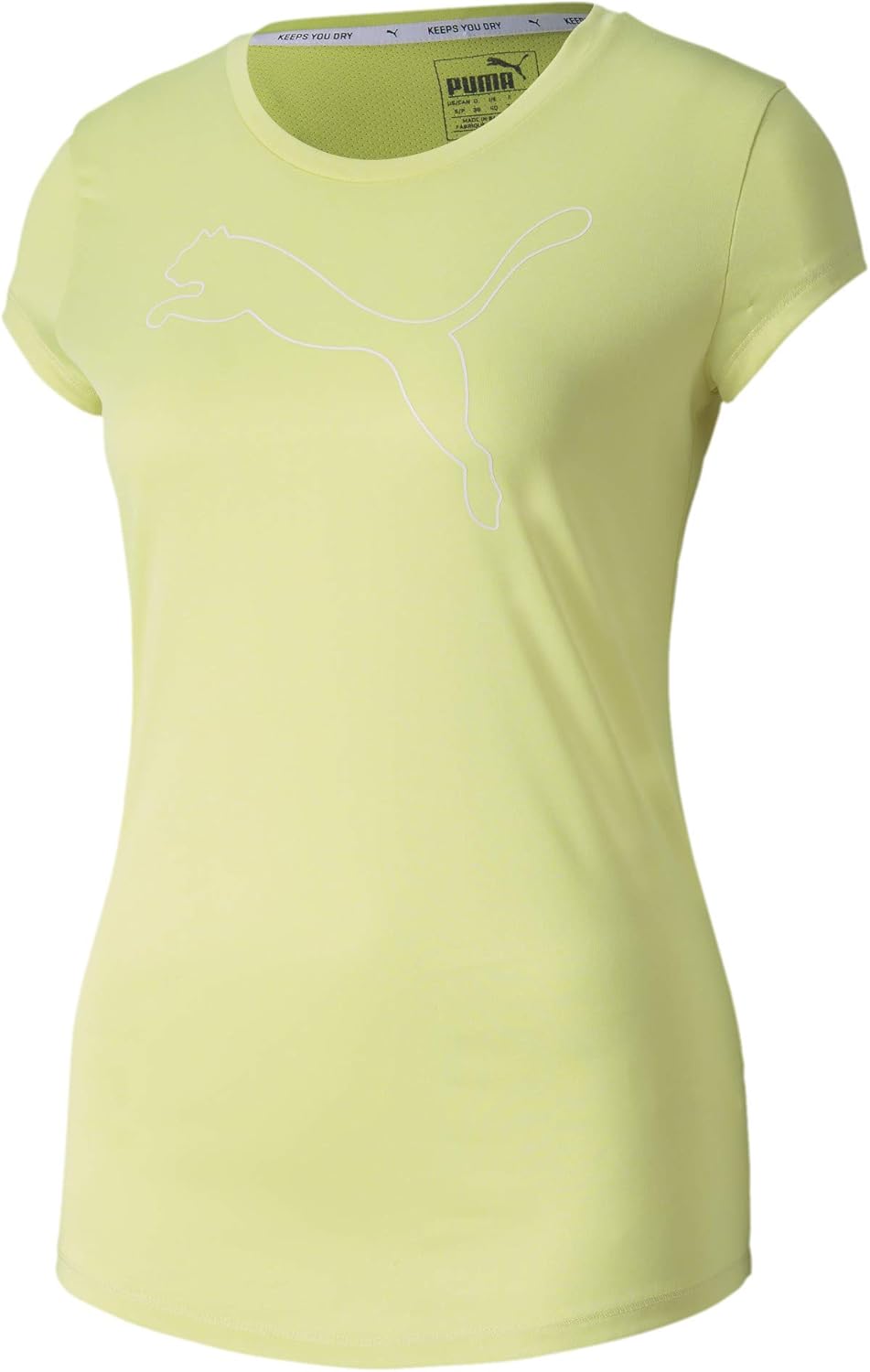 puma active logo heather tee