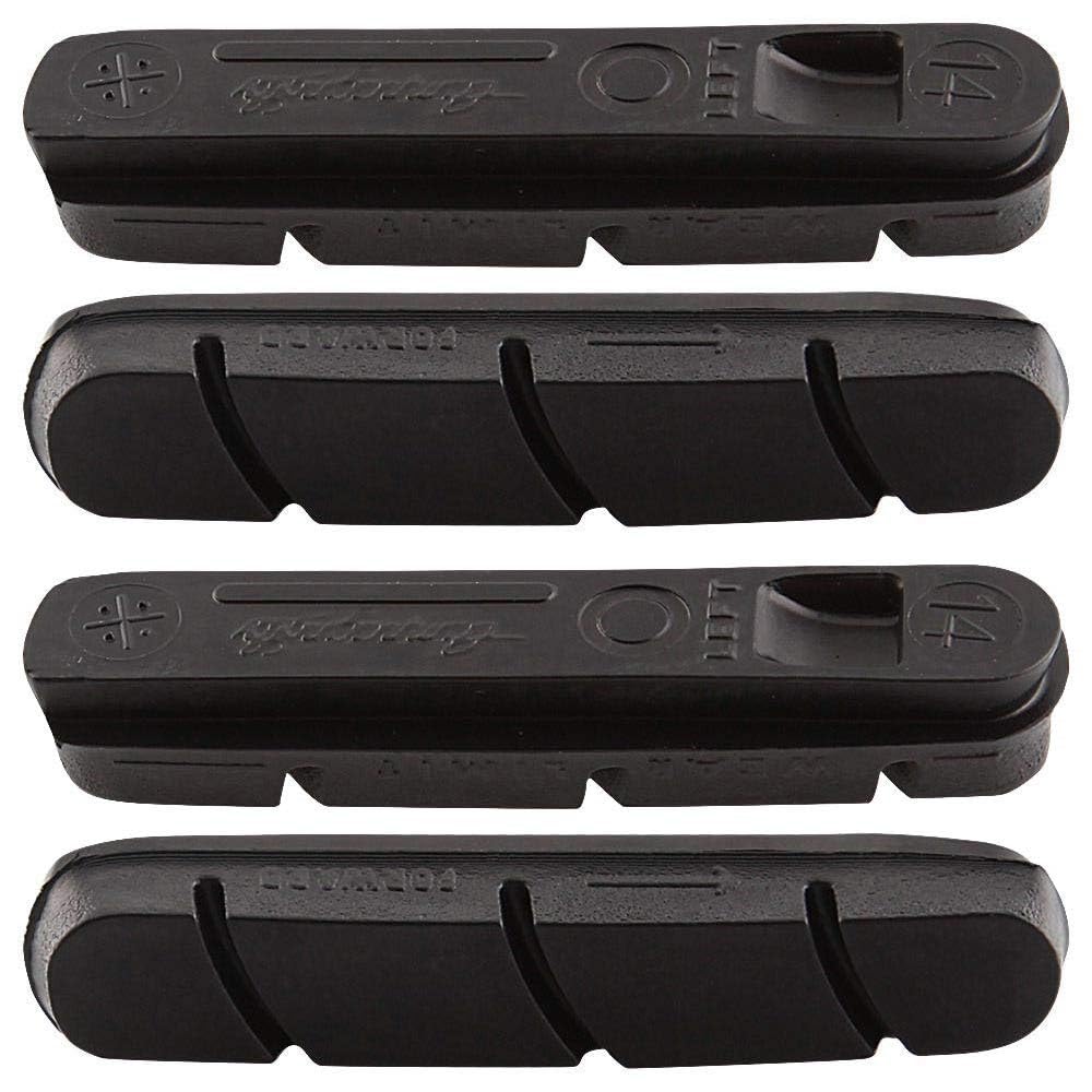 Campagnolo Rim Brake Pad Insert, Black, 2 Pairs (4pcs), BR-SR500