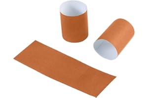 Gmark Paper Napkin Band Box of 500 (Rust), Paper Napkin Rings self Adhesive GM1053A