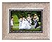 Kiera Grace Brooks Picture Frame, 4 by 6 Inch, Silver Crosshatch