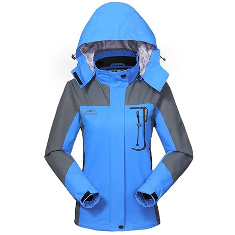 GIVBRO Wasserdichte Regenjacke Damen Softshell Sport Outdoorjacke 2018 Funktions Atmungsaktive Hooded Camping Hiking Jacke