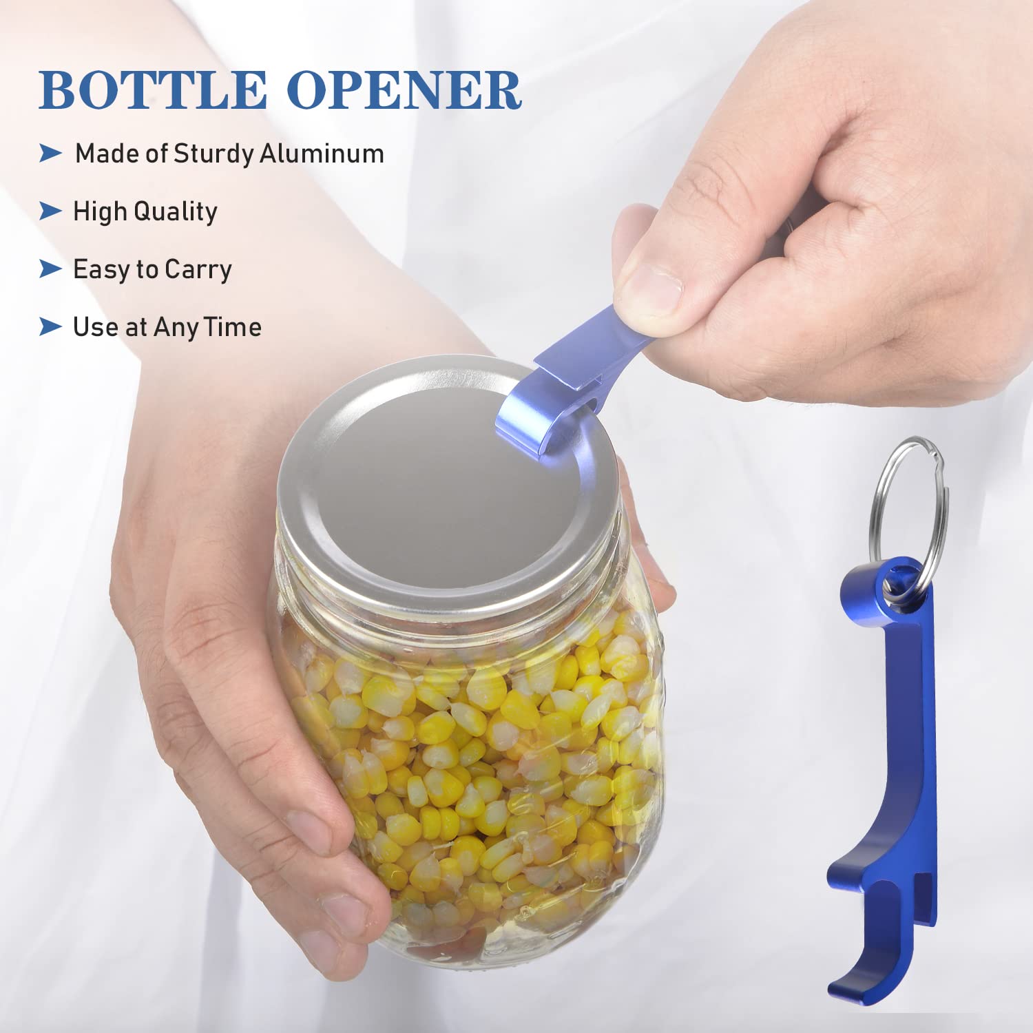 RECAT Mason Jar Vacuum Sealer Kit with Accessory Hose for Wide and Regular Mouth Jars, Manual Portable Vacuum Pump and Lid Opener