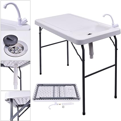 Amazon Com G Gonline Folding Portable Fish Table Hunting