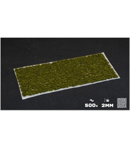 Touffes Herbe Miniature 2mm Gamer's Grass - Tiny Tufts Light Green (GGTT-LG Décor Réaliste Figurines