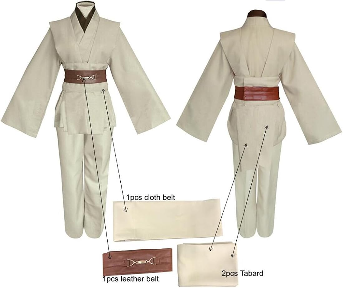 GOLDSTITCH Men Tunic Hooded Robe Cloak Knight Fancy Cool Cosplay Costume: Clothing