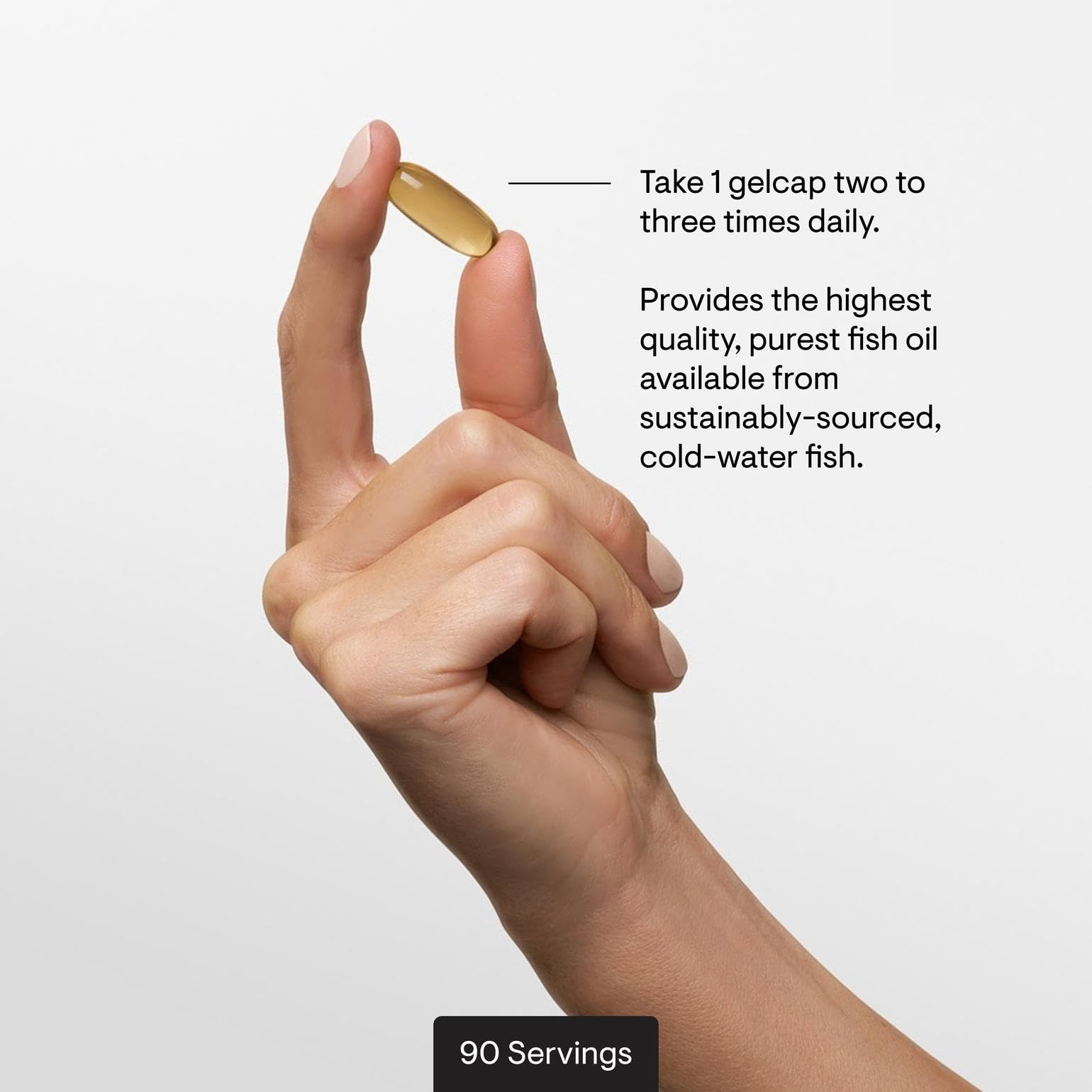 THORNE - Super EPA - Omega-3 Fatty Acids EPA 425mg & DHA 270mg Supplement - Support Brain, Cardiovascular, Joints & Skin* - Gluten, Dairy & Soy-Free - 90 Gelcaps