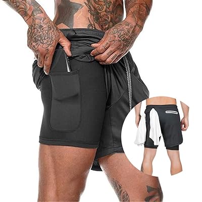2 in one workout shorts Clearance