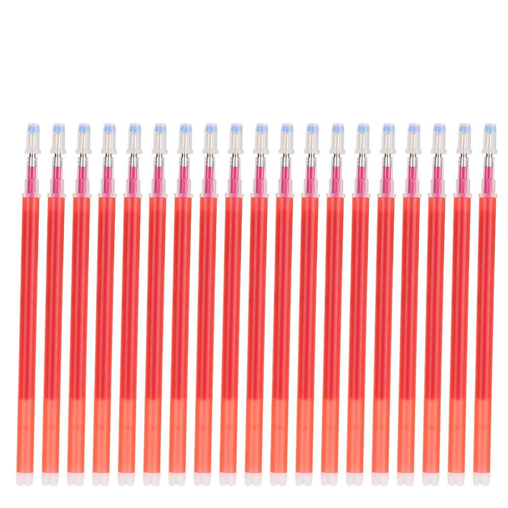 100pcs 100PCs Heat Erasable Pens Refill Fabric Marking Pens Refill Fabric Marker Pen Set for Fabric Quilting Sewing Dressmaking(red)
