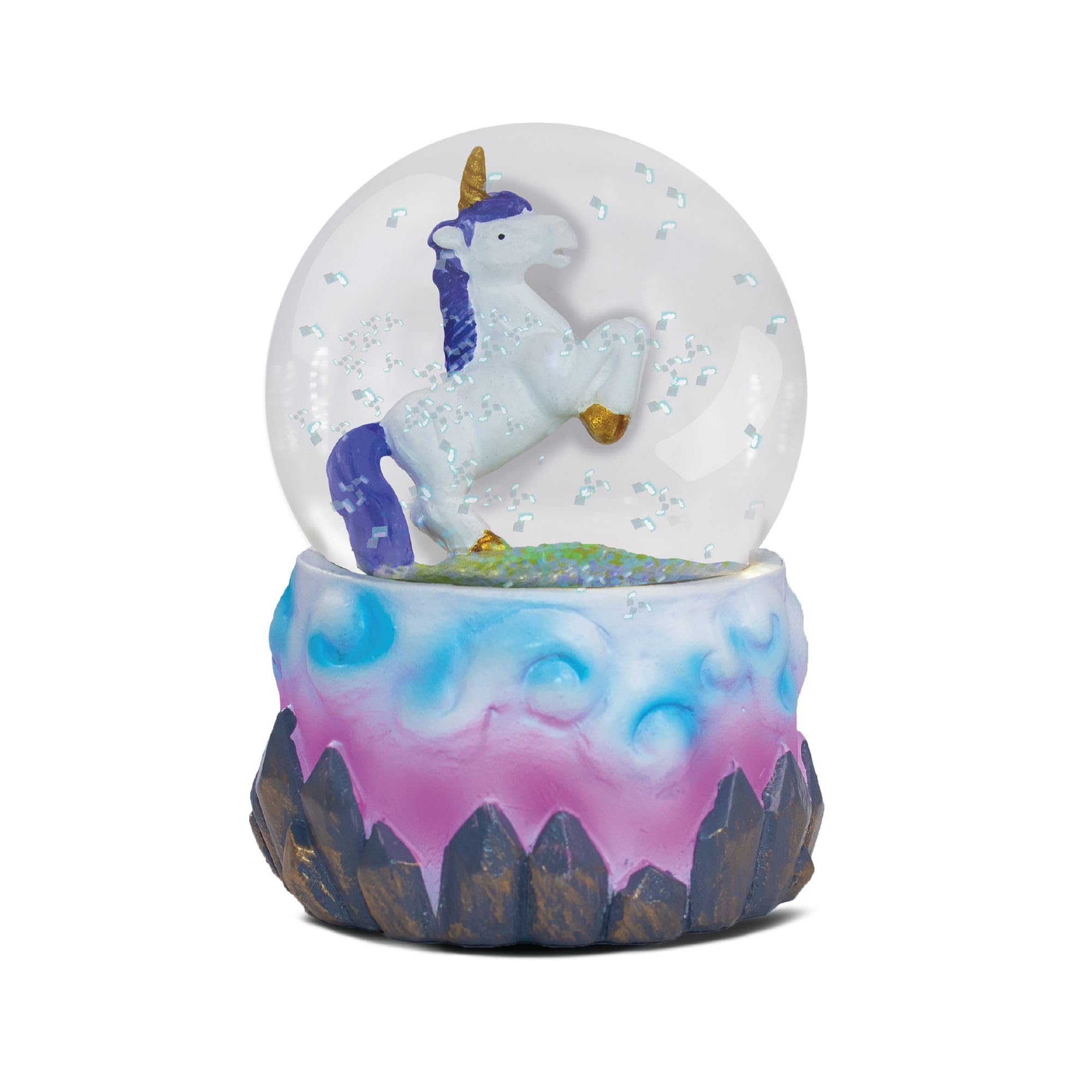 Water Globe - Unicorns from Deluxebase. Decorative Snow Globe Ornament with Unicorn Figurine, Glass Glitter Dome with Resin Base, Novelty Home Decor Display Piece.