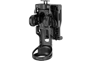 Klarus AH3 Upgraded Flashlight Holster: 360° Rotation, 1-Second Tactical Access, Triple-Lock Security, Duty Belt Flash Light Holder