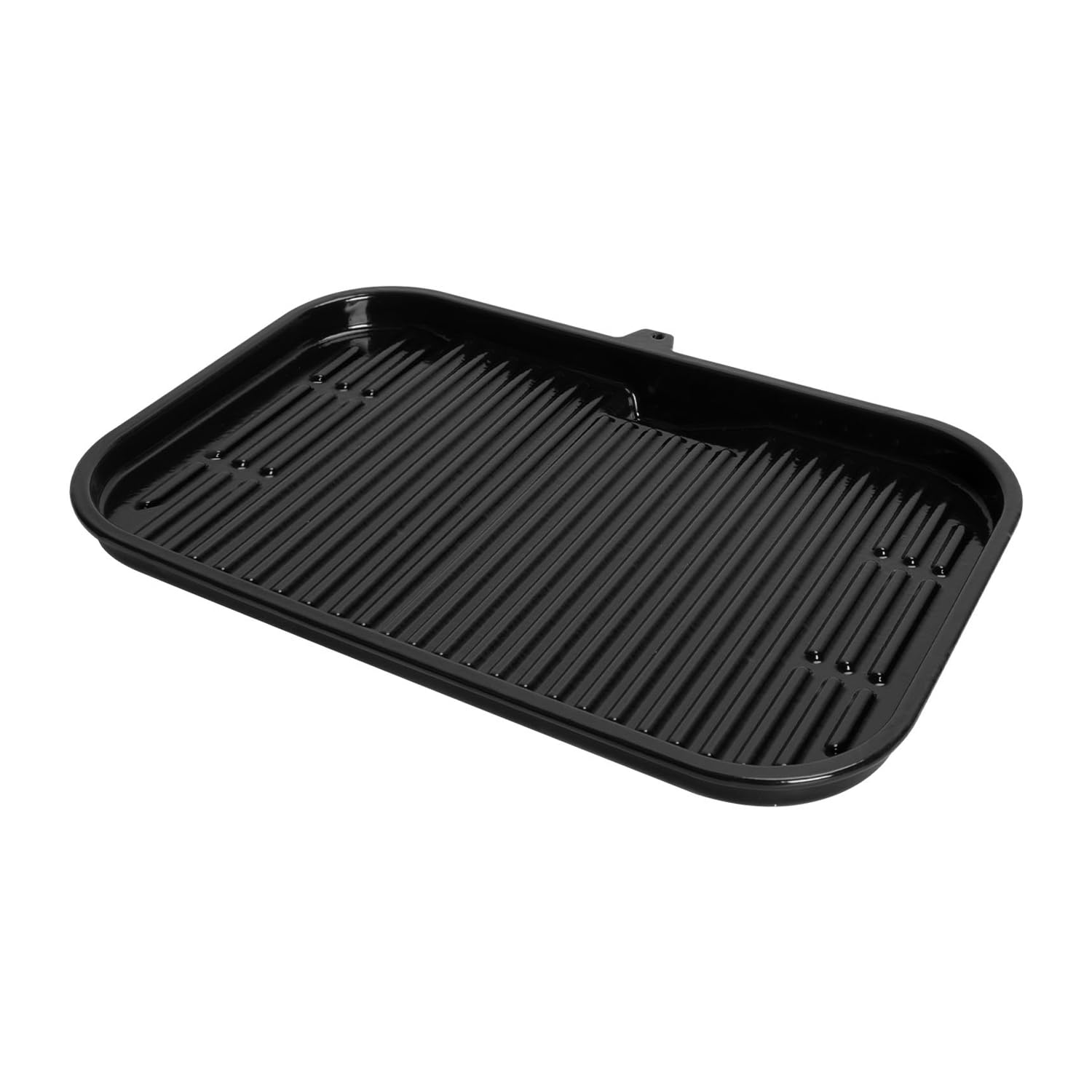 Photo 1 of Grill Griddle Plate for Ninja Woodfire Outdoor Grills OG700 Series, Flat Top Griddle Plate for Ninja XSKGRDPLT Woodfire OG701 Grill, Striped Baking Griddle Pan, Insert