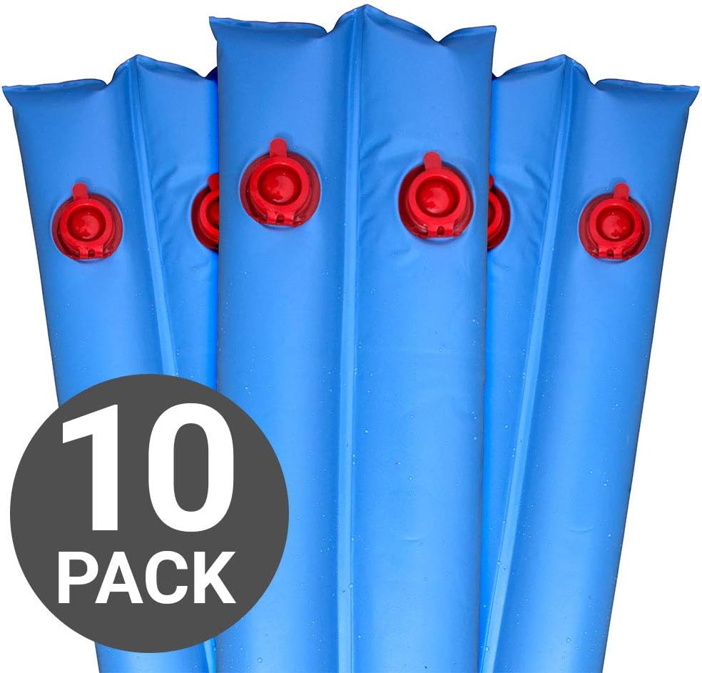 Pool Mate 1-3809-20-BLK-10 Extra Heavy-Duty 20 Gauge 8-Foot Black Winter Water Bag For Swimming Pool Covers, 10-Pack : Garden & Outdoor