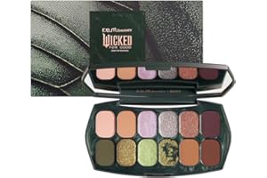 r.e.m. beauty by Ariana Grande Wicked: For Good | Ozian Forest Eyeshadow Palette | Highly Pigmented, Blendable Eye Shadows | Mix of Matte, Duo-Chrome, Shimmer and Glitter Formulas | 12 Shades