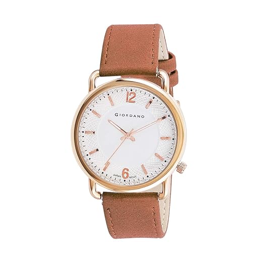 Giordano Analog White Dial Women's Watch-C2151-04
