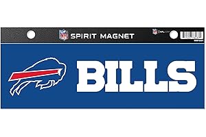Rico Industries NFL Football Buffalo Bills 4 x 10 Team Spirit Magnet - Car, Home Décor - Refridgerator, Office, Kitchen
