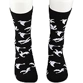 CENWA 1 Pair Fantasy Bookish Gift Dragon Rider Lover Gift Bookish Socks Gifts For Readers