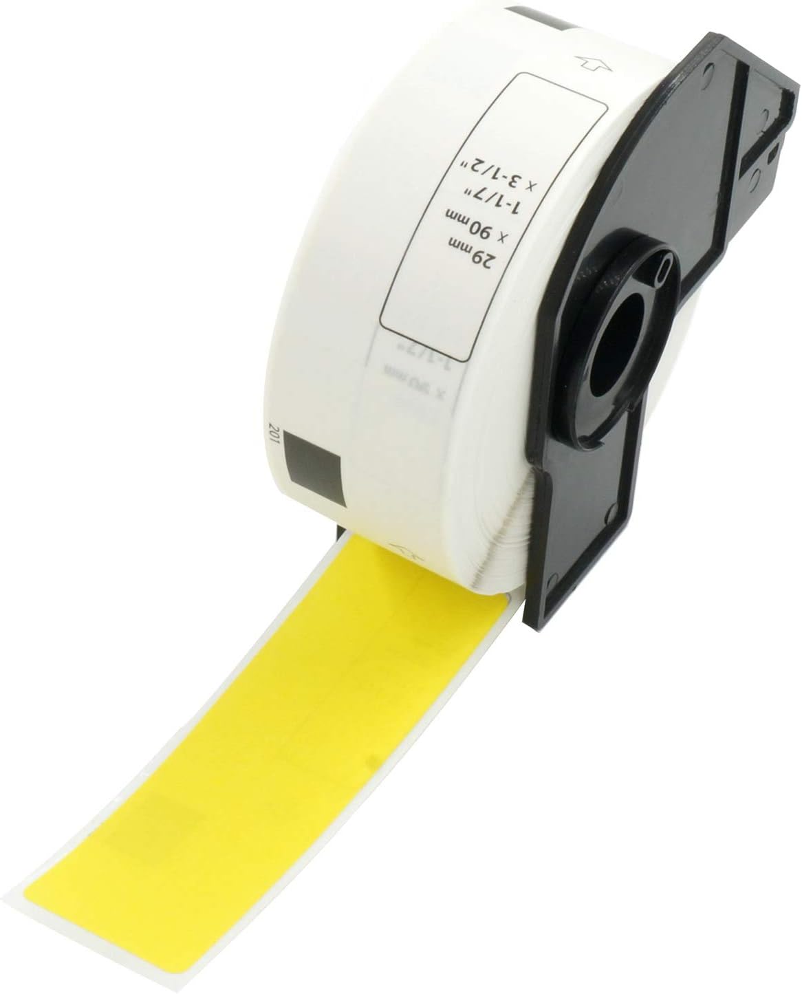 BETCKEY, 400 Yellow Labels Replacement for Brother DK-11201