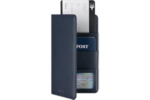 VULKIT Passport Holder Wallet RFID Blocking Travel Wallet for Men & Women