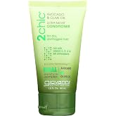 GIOVANNI 2chic Ultra-Moist Conditioner, Avocado &amp; Olive Oil, 1.5 fl oz | Creamy Hydration Formula, Enriched with Aloe Vera, Shea Butter, Botanical Extracts, No Parabens, Color Safe