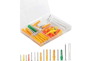 Mr. Pen- Drywall Anchors and Screws Kit, 100 pcs, Assortment Kit