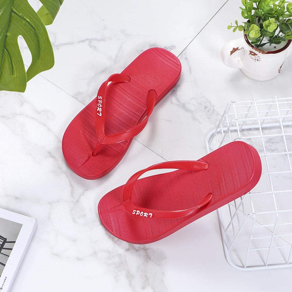 red bottom flip flops