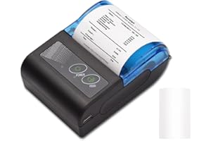 Receipt Printer, Sunydog Portable Mini Thermal Receipt Printers USB Receipt Bill Ticket Printer with 58mm Print Paper, Fit for Android Fit for Win, Thermal Printers for Restaurants Sales Retail