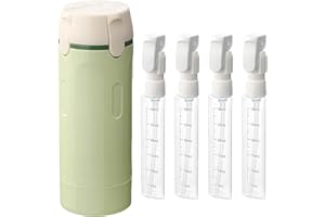 4 in 1 Travel Dispenser Bottle, 4 in 1 Travel Bottle, Mini Shampoo Dispenser Portable Travel Bottle Set, Travel Shampoo and C