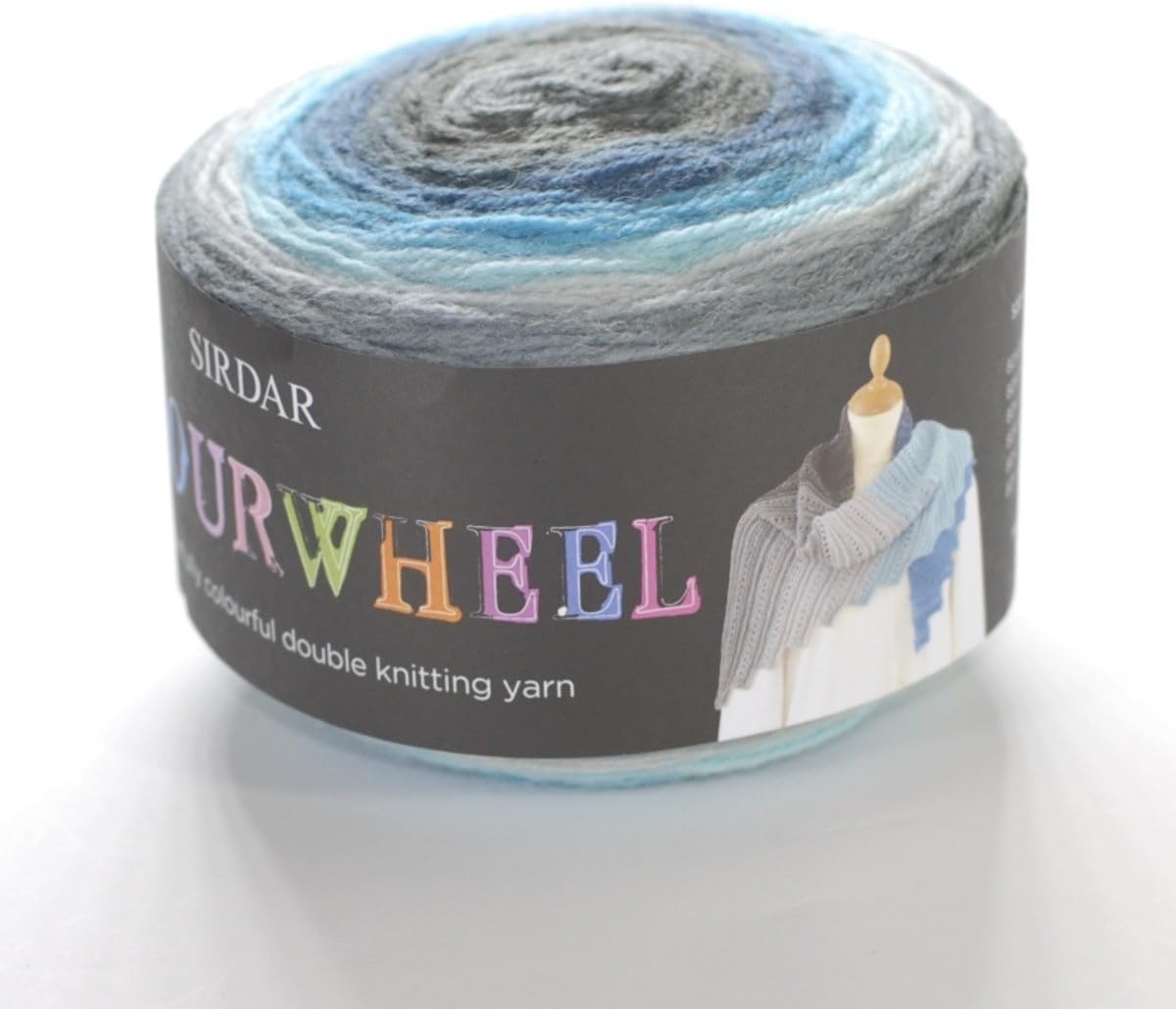 Sirdar COLOURWHEEL Crochet Knitting Wool / Yarn 150g - 204 Deep Blue Sea