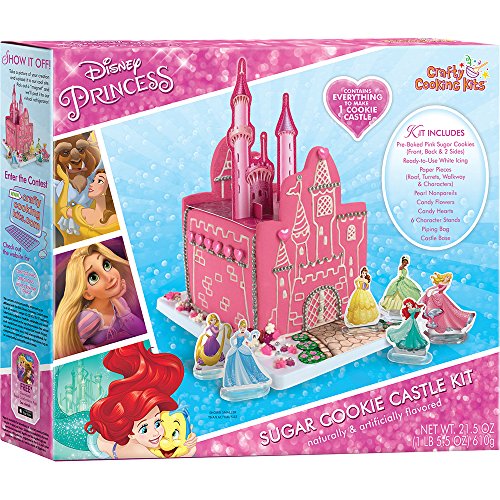 Crafty Cooking Kits Disney Princess Castle Kit, Sugar Cookie, 21.5 Ounce
