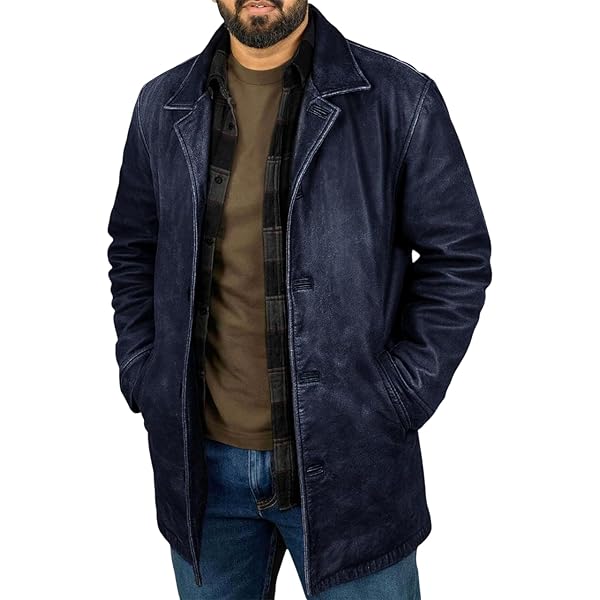 ジャケット・アウター MID LENGTH DAPPER COAT time is on LEATHER MID LENGTH DAPPER COAT