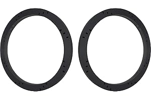 10" Subwoofer Speaker Spacers Depth Extender Extending Rings - 3/4" thick - ID: 9 1/8" OD: 10 7/8" - 1 Pair - SSK10XK - Stack