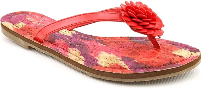 red flat sandals size 11