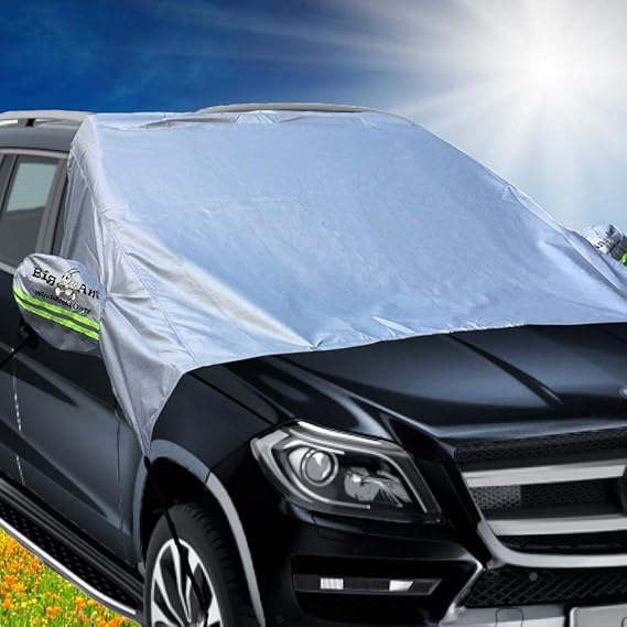 Windscreen Cover, Windshield Cover Magnetic Snow Cover Elastic with ...