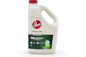 Hoover Pure Essentials Carpet Cleaner Solution, 128 oz., Fresh Rain Scent, Natural Plant Based Formula, Deep Cleaning Carpet Shampoo Solution, Pair With Hoover Carpet Cleaner Machine