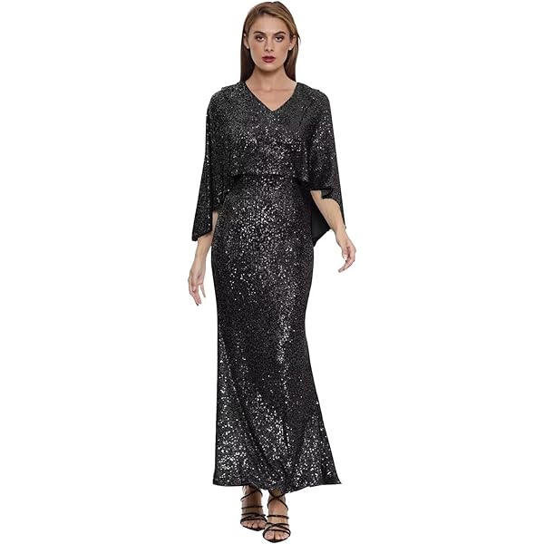 Amazon.com: Calvin Klein Womens Black Sequined 3/4 Sleeve V Neck Full-Length Fit + Flare Formal Dress Size 16 : Clothing, Shoes & Jewelry Amazon.com: Calvin Klein Womens Black Sequined 3/4 Sleeve V Neck Full-Length Fit + Flare Formal Dress Size 16 : Clothing, Shoes & Jewelry