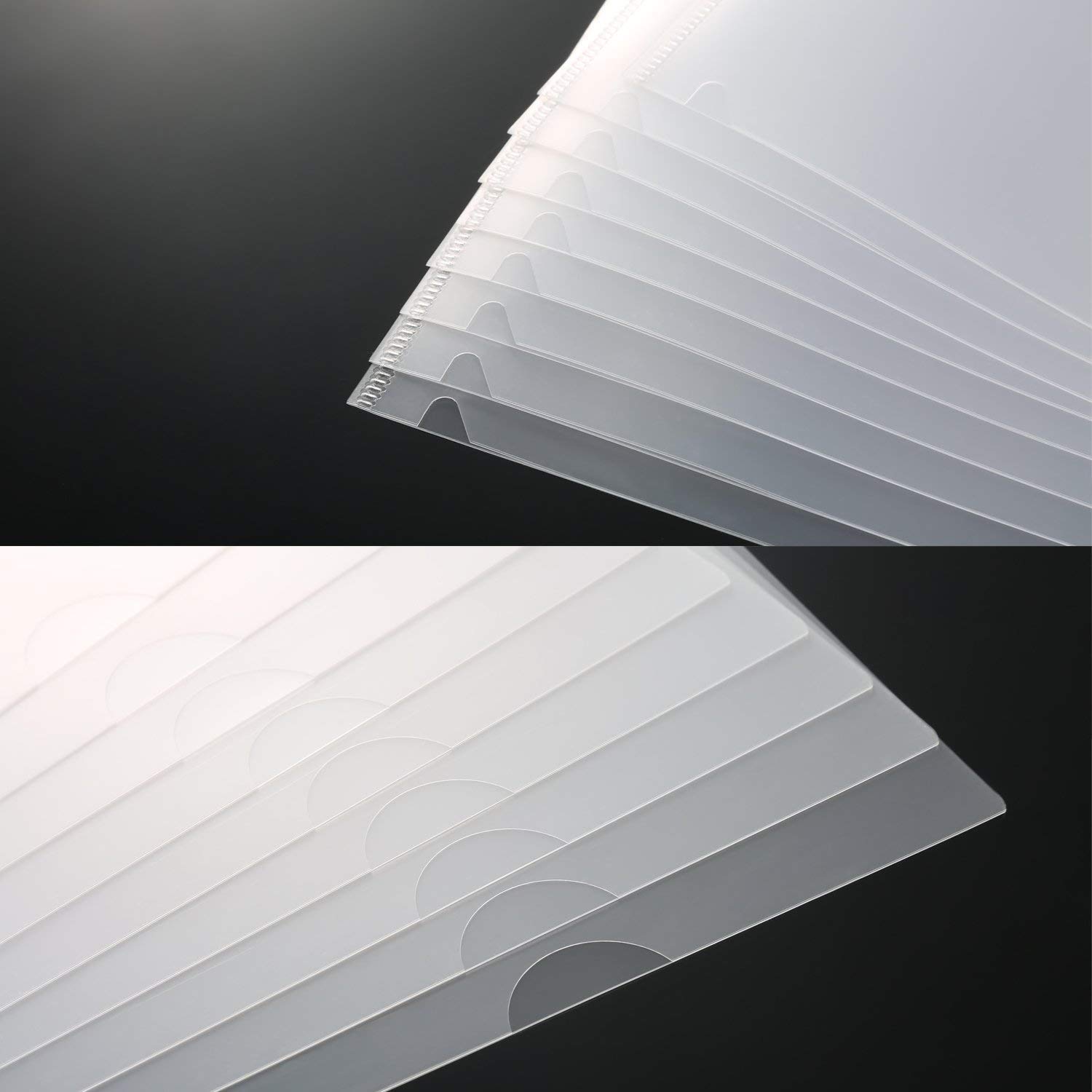 Size M Aimee 24 Pack Clear Transparent Document Folder Copy Safe Project Pockets Filing Products Office Products Gellyplast Com