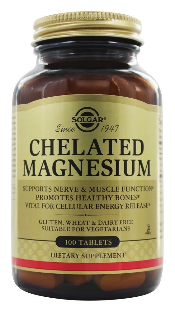 Solgar Chelated Magnesium - 100 Tablets
