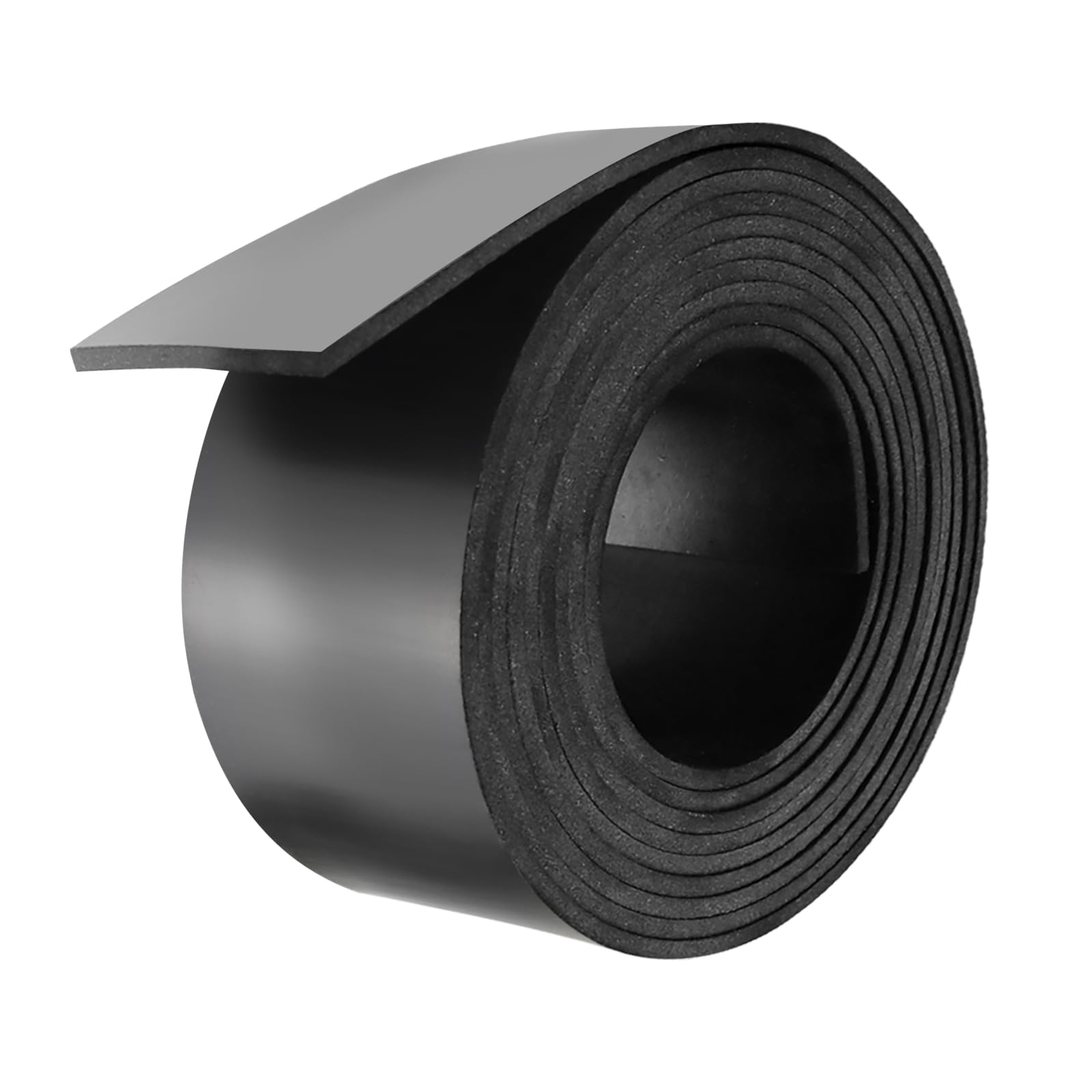 Storystore Neoprene Rubber Sheet 50mm(W) x3mm(T) x3m(L) Neoprene Rubber Strips Solid Rolls DIY Gaskets, Crafts, Pads, Flooring Protection, Supports, Leveling, Anti-Vibration, Anti-Slip