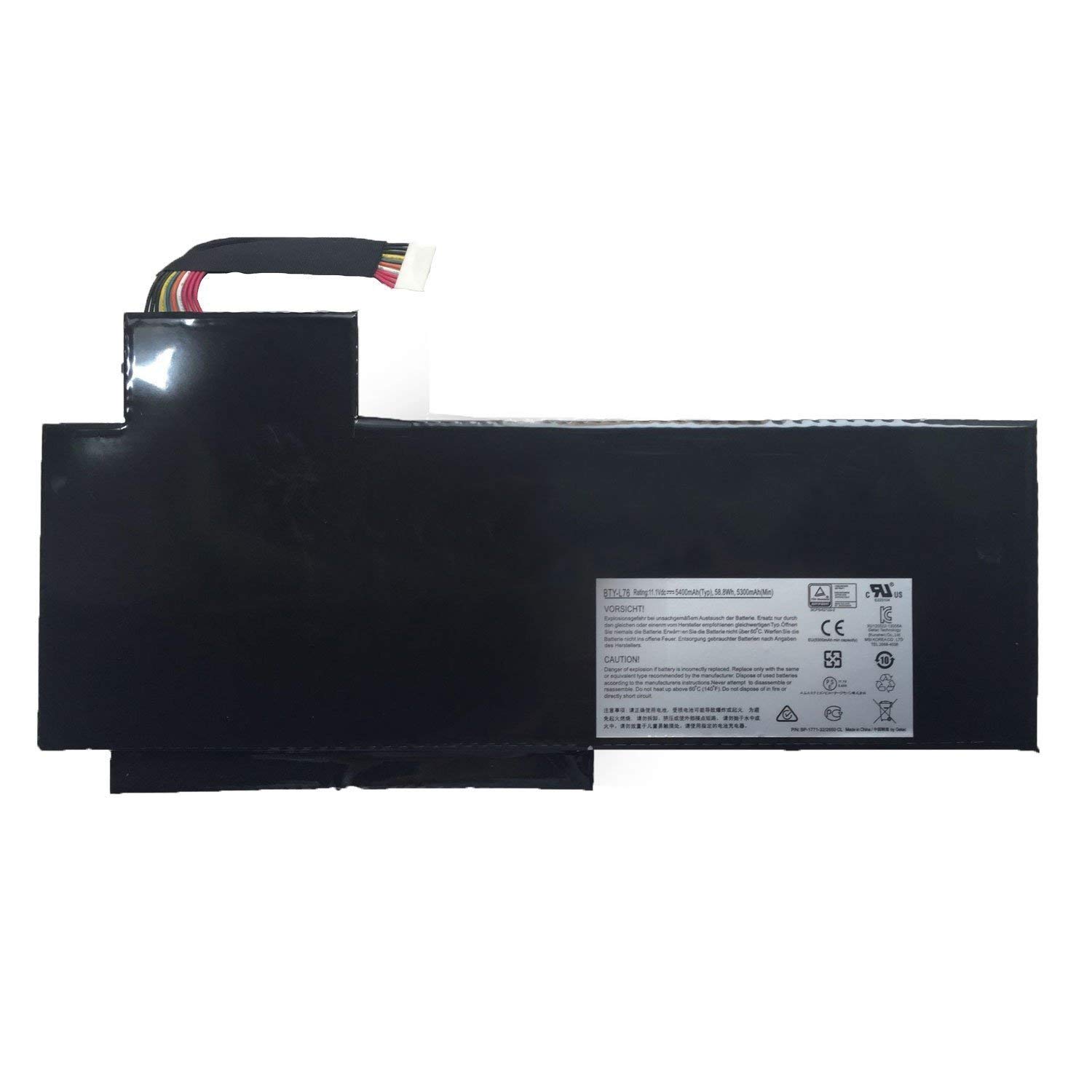 BTY-L76 Laptop Battery Replacement for MSI 2PE-025CN 2QE-083CN GS70 2PE-026CN GS70 2QE-084CN GS70 2QD-487CN GS70 2PC-633XCN 2QE-083CN GS70 Series(11.1v 58.8Wh)