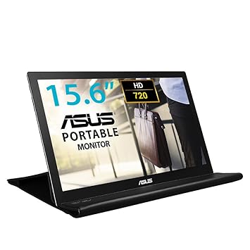 Asus MB168B 39,6 cm (15,6 Zoll) LED-Monitor (USB, 1360 x 768 Pixel, 11ms Reaktionszeit)