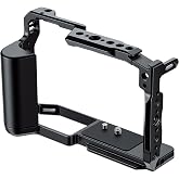 LEFTFOTO ZR Camera Metal Cage for Nikon ZR Protection Frame Rig | Built-in Ergonomically Designed Handle, Quick-Release Plate for Arca, For Vlog Video Shooting