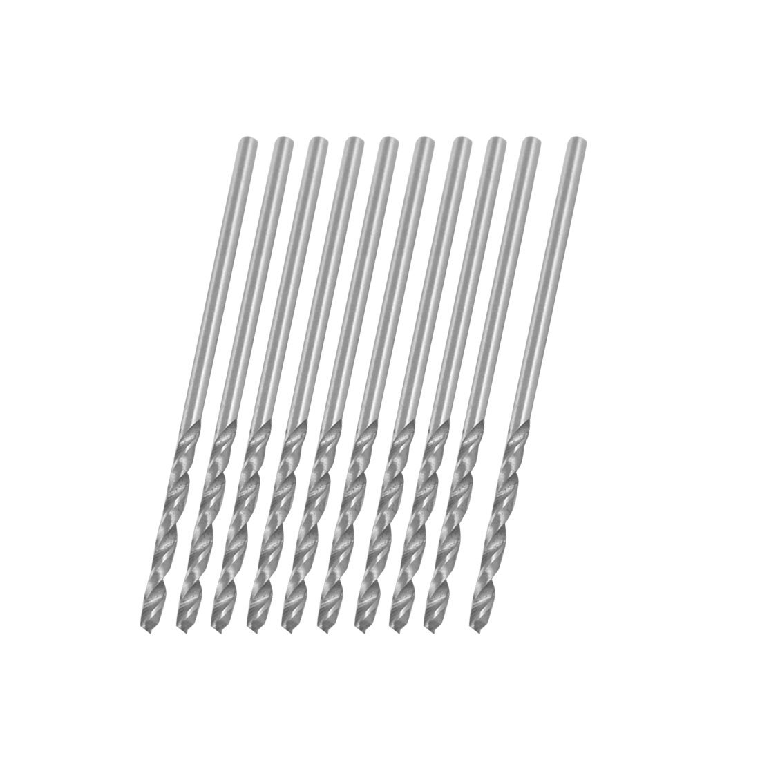 Sourcingmap 10 Pcs 1.25mm Straight Shank Spiral Twist Drill Bit