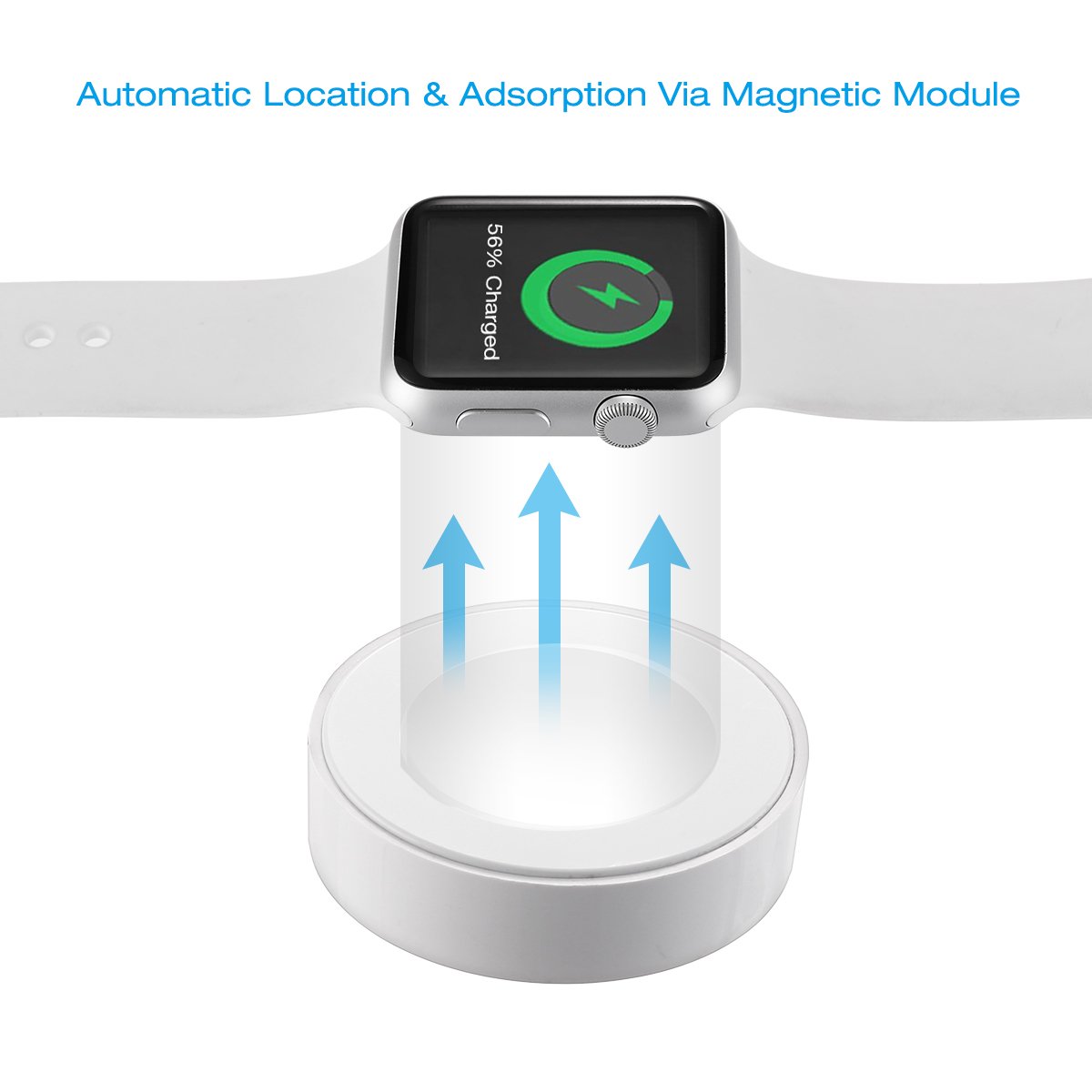 [ Apple MFi Certified ] Apple Watch Charger, Poweradd iWatch Magnetic Charging Cable 3.3 feet/1meter for iWatch 38mm & 42mm, Apple Watch Series 1 / 2 / 3