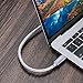 Type USB C-C Cable, CableCreation 6.6ft Braided USB 2.0 Type C (USB-C) to Type C Data Charging Cable(3A) Compatible MacBook(Pro), Nintendo Switch, Chromebook Pixel, Nexus 5X/ 6P, etc (Space Gray)